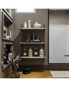 HANAH HOME Zidna polica Pulalis, bela - 854KLN1747
