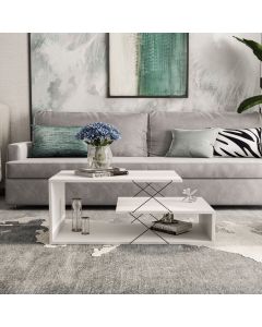 HANAH HOME Klub sto Cayenne, bela