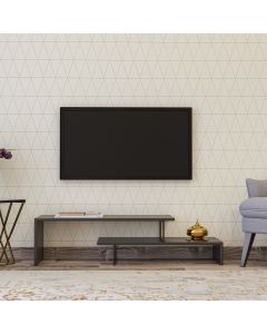 HANAH HOME TV komoda Ovit, antracit - 854KLN3014