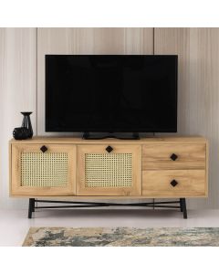 HANAH HOME TV komoda Hapsiyas 140, svetlobraon - 854KLN3039