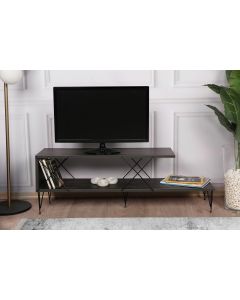 HANAH HOME TV komoda Street, tamnobraon - 854KLN3056