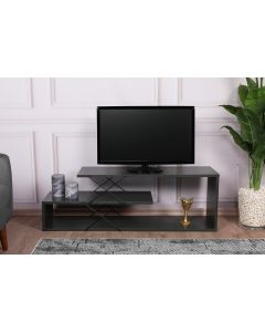 HANAH HOME TV komoda Zigzag, antracit - 854KLN3060