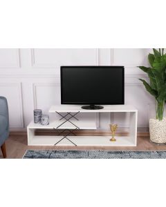 HANAH HOME TV komoda Zigzag, bela - 854KLN3062