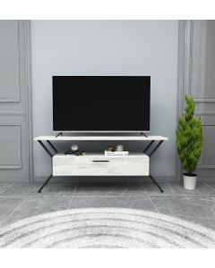 HANAH HOME TV polica Tarz, siva