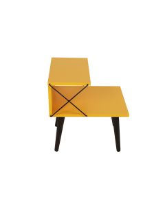 HANAH HOME Noćni stočić Cross, žuta - 854KLN3309