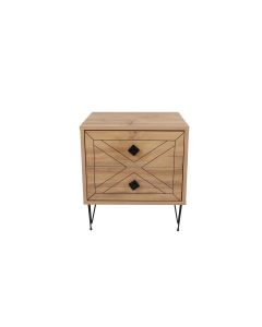 HANAH HOME Noćni ormarić Luna, krem - 174386