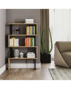 HANAH HOME Polica za knjige Ceylan, braon - 854KLN3603