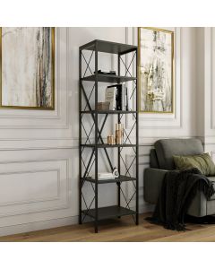 HANAH HOME Polcia Sakran, antracit