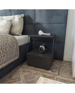 HANAH HOME Noćni stočić Tekoba, antracit - 854KLN4322