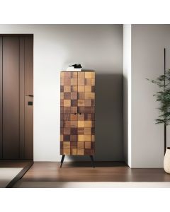 HANAH HOME Komoda za dnevnu sobu Kofin, braon