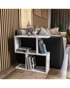 HANAH HOME Konzolni stočić Life, mermer bela