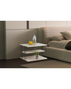 HANAH HOME Polica Lifon, crna/bež