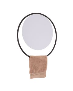 TENDANCE Ogledalo okruglo 37cm crna - 8555108