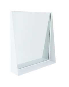TENDANCE Ogledalo fiksno 38x41cm belo - 8556100