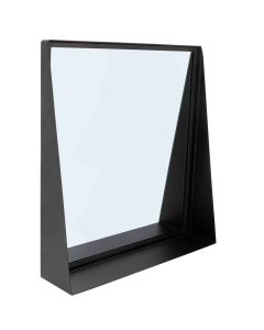 TENDANCE Ogledalo fiksno 38x41cm crno - 8556108