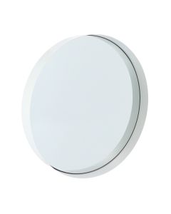 TENDANCE Ogledalo okruglo 40x5cm belo - 8557100