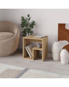 HANAH HOME Klub sto Bon, svetlo braon