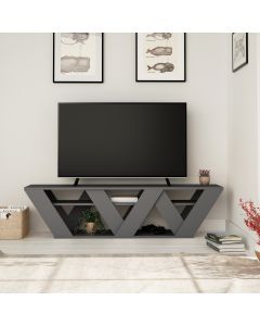 HANAH HOME TV komoda Ralla, antracit - 855DTE3069