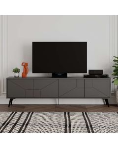 HANAH HOME TV komoda Dune, antracit