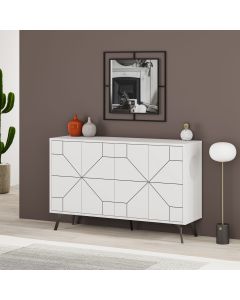 HANAH HOME Komoda Dune, bela - 855DTE4215