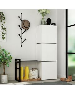 HANAH HOME Cipelarnik Mello, bela - 855DTE4402