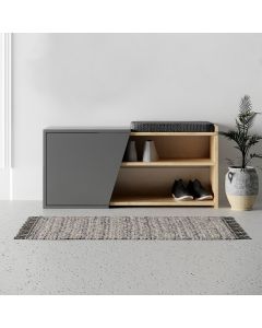 HANAH HOME Cipelarnik Fiona, antracit/krem - 855DTE4406