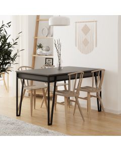 HANAH HOME Trpezarijski sto Pal, antracit - 855DTE4603