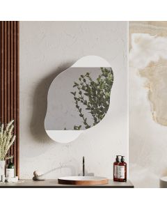 HANAH HOME Ormarić za kupatilo sa ogledalom Cloud, bela - 855DTE5116