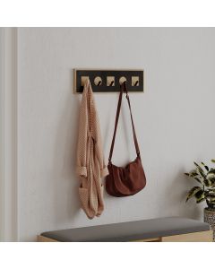 HANAH HOME Zidni čiviluk Icon, krem/crna