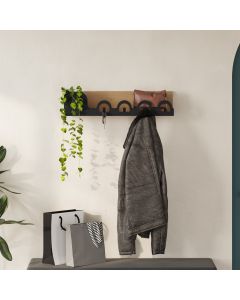 HANAH HOME Čiviluk Liora Hanger, broan/crna
