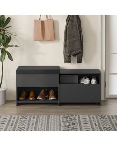 HANAH HOME Cipelarnik Filux Bench, antracit