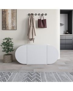 HANAH HOME Cipelarnik Pozy Bench, bela