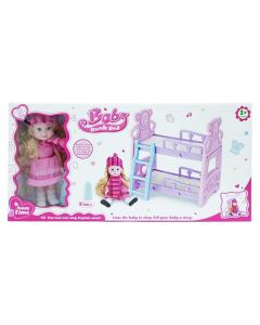 PUPA Lutka set beba i krevetac 22cm 395 - 858134