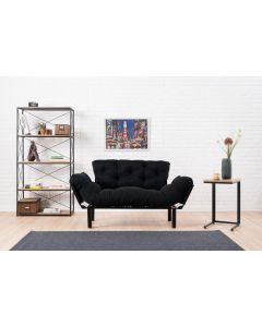 ATELIER DEL SOFA Sofa dvosed Nitta, crna