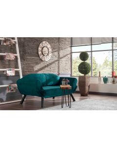 ATELIER DEL SOFA Sofa dvosed Genzo, petrolej - 859FTN1224