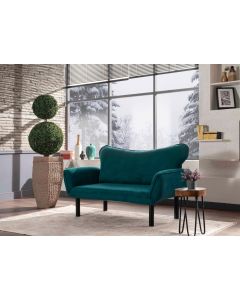ATELIER DEL SOFA Sofa dvosed Chatto, petrolej