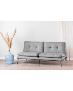 ATELIER DEL SOFA Trosed sofa Martin, siva