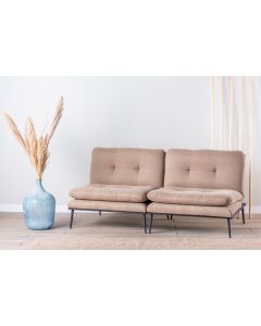 ATELIER DEL SOFA Trosed sofa Martin, bež