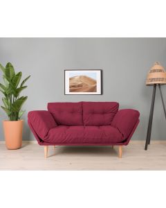 ATELIER DEL SOFA Trosed sofa Nina, tamno crvena