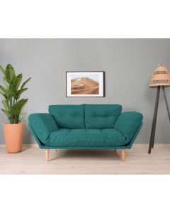 ATELIER DEL SOFA Trosed sofa Nina, petrolej