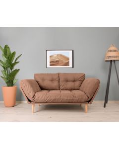 ATELIER DEL SOFA Trosed sofa Nina, svetlo braon