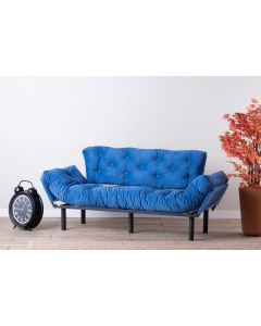 ATELIER DEL SOFA Trosed sofa Nitta, plava