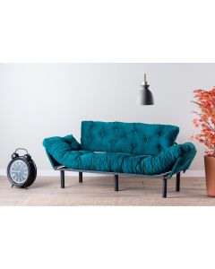 ATELIER DEL SOFA Trosed sofa Nitta, petrolej