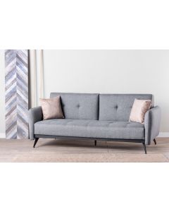 ATELIER DEL SOFA Trosed sofa Ron, siva