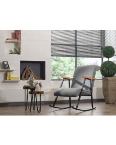 ATELIER DEL SOFA Fotelja na ljuljanje Yoka, siva - 859FTN1704