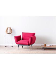 ATELIER DEL SOFA Fotelja Jax Solo GR105, tamno crvena