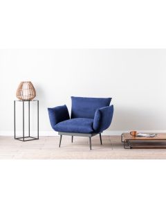 ATELIER DEL SOFA Fotelja Jax Solo GR125, plava