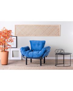 ATELIER DEL SOFA Fotelja Nitta Single, plava