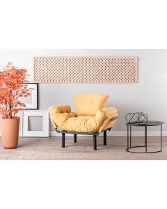 ATELIER DEL SOFA Fotelja Nitta Single, žuta