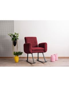 ATELIER DEL SOFA Fotelja Kono, tamno crvena